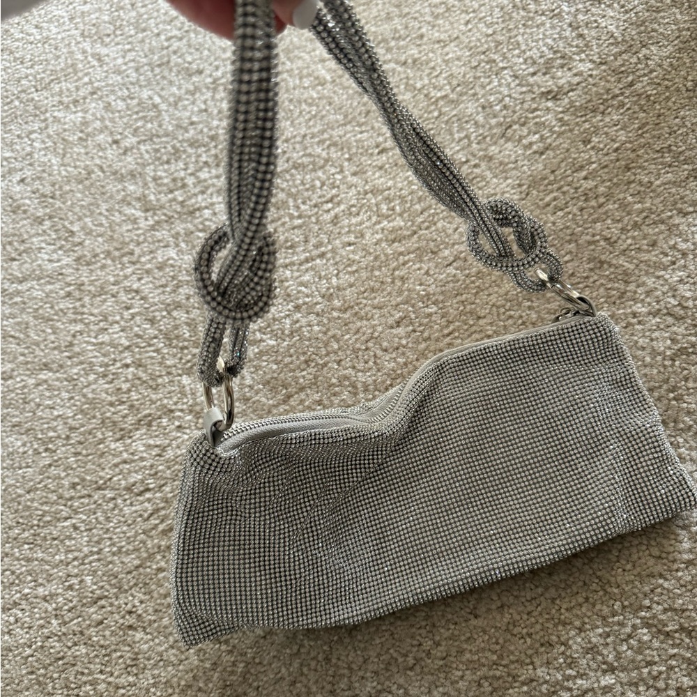 Silver rhinestone bag - Picture 8 of 9